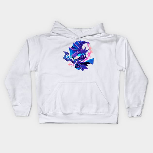 dark magician Kids Hoodie by Stephanie Francoeur Art